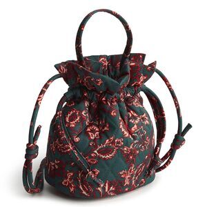 3440 Premium Cotton Tilden Drawstring Crossbody, Victorian Vines, One Size
